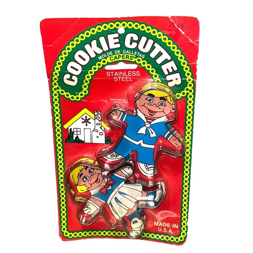 Capers Stainless Steel Cookie Cutter 2 Pk Set - Kids